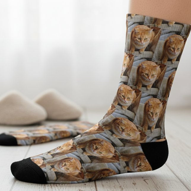 Pet Photo Customized Fun Dog Cat Socks (Creator Uploaded)