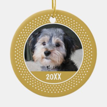 Pet Photo Frame - Baby Kid Or Other - Single-sided Ceramic Ornament by MyPetShop at Zazzle