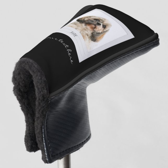 Pet Photo Frame Personalized Dad Birthday Golf Head Cover (3/4 Front)