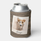 Personalised Dog Stubby Holder, Custom Cat Photo on Premium Beer