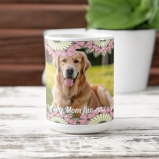 Pet Photo Framed In Flowers