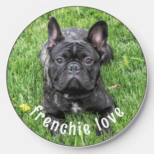 Pet Photo French Bulldog Wireless Charger (Front)