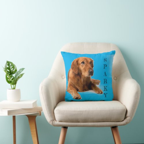 Pet Photo Gift Make Your Own  Throw Pillow
