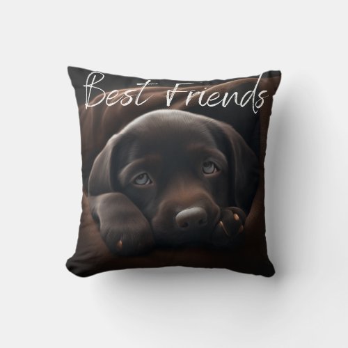 Pet Photo Gifts Puppy Lover Throw Pillow