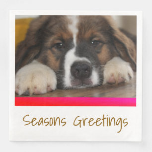 Pet Photo Image Paper Dinner Napkins