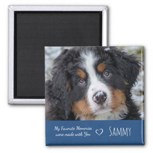 Pet Photo Keepsake _ Dog Lover Gift _ Pet Memorial Magnet