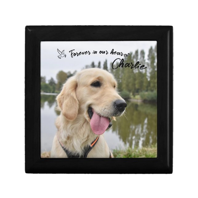 Pet Photo Keepsake Memorial Gift Box (Front)