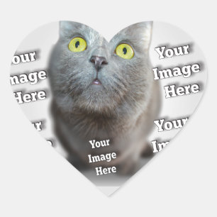 PET Photo ✨ Lovely Custom Heart Sticker