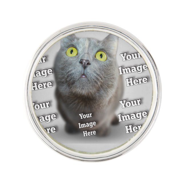 PET Photo ✨ Lovely Custom  Lapel Pin (Front)