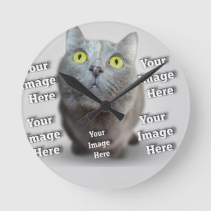 PET Photo ✨ Lovely Custom Round Clock