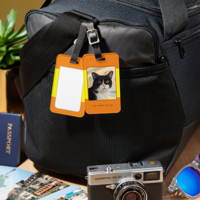 Pet Photo Luggage Tag (Front & Back)