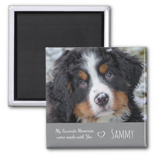 Pet Photo Memorial_Dog Lover Gift _ Pet Loss Quote Magnet