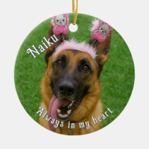 Pet Photo Memorial Ornament