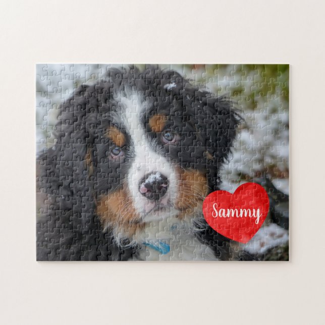 Pet Photo Memorial - Pet Keepsake - Dog Lover Jigsaw Puzzle (Horizontal)