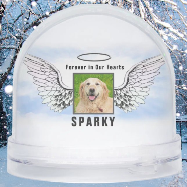 Pet Photo Memorial Snow Globe (Creator Uploaded)