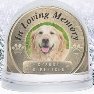 Pet Photo Memorial Snow Globe