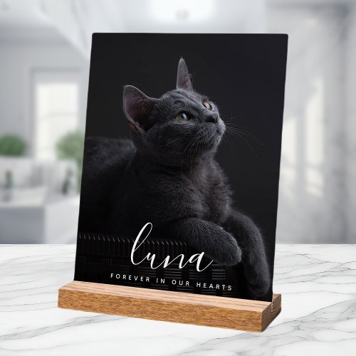 Pet Photo Memorial Tribute Acrylic Sign