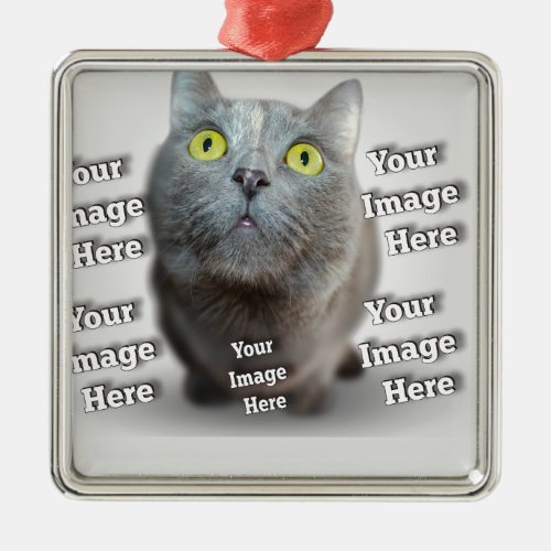 Pet Photo Metal Ornament
