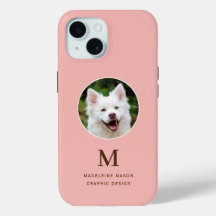 Pet Photo Peach Personalized