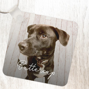 Pet Photo Personalized Keychain