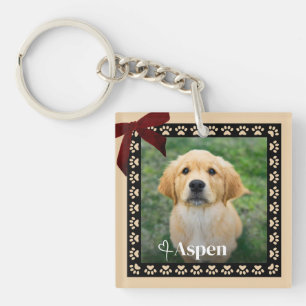 Pet Photo Personalized Keychain