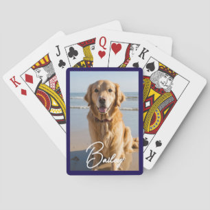 Pet Photo Personalized Poker Cards