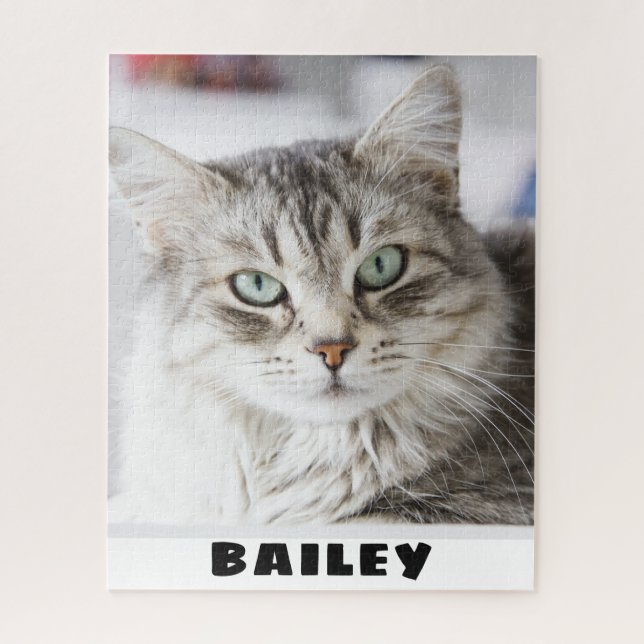 Pet Photo Personalized Puzzle (Vertical)
