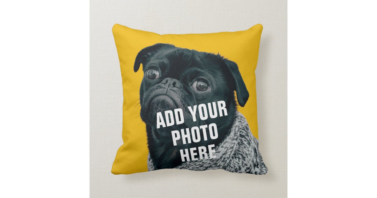 personalized pet photo pillows