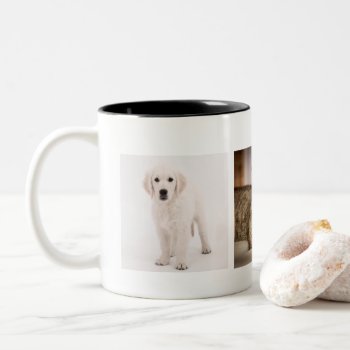 Pet Photo Personalized Two-tone Coffee Mug by nadil2 at Zazzle