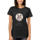 Pet Photo Silver Stars Personalized Dog Birthday