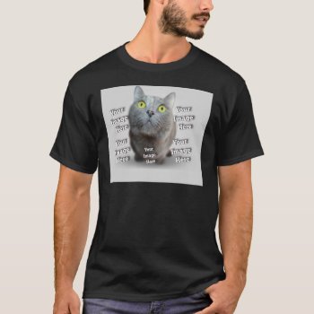 Pet Photo Template T-shirt by Zazzimsical at Zazzle
