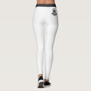 Pet Photo Text White Black Stripes Cat Mom Custom Leggings