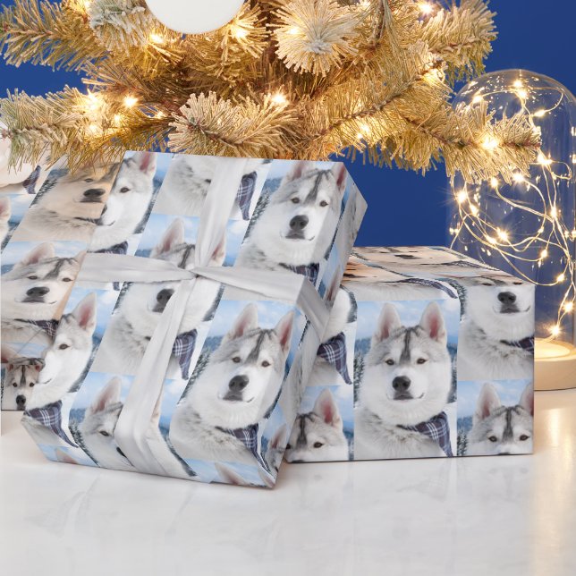 Pet Photo  Wrapping Paper (Holidays)
