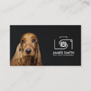 Pet Photographer - Animal Photography Business Card at Zazzle