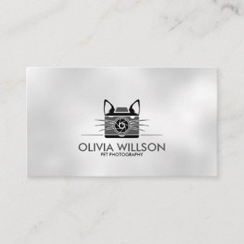 Pet Photographer - Animal Photography Business Card by WorkingArt at Zazzle