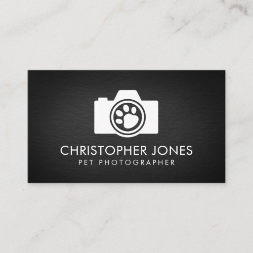 Pet Photographer _ Pet Photography Business Card