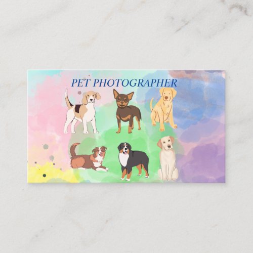 Pet Photographer_ Pet Shelter Business Card