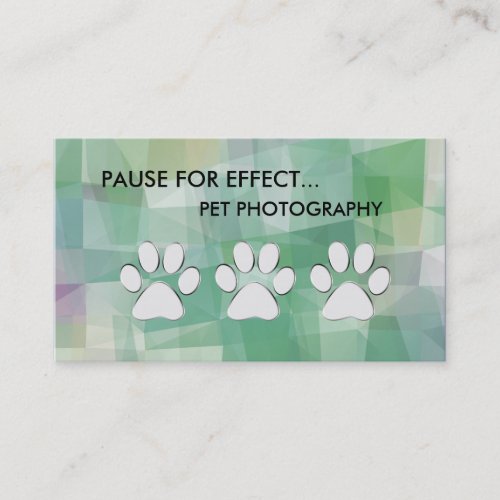 Pet Photography Business Cards
