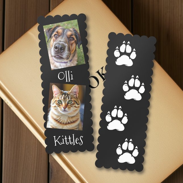 Pet Photos and Paw Prints Bookmarks (Creator Uploaded)