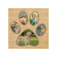 Pet Photos Paw Print Frame