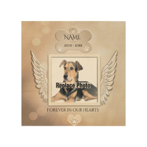 Pet Photos Paw Print Frame