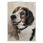 Pet Portrait - Beagle (Front)