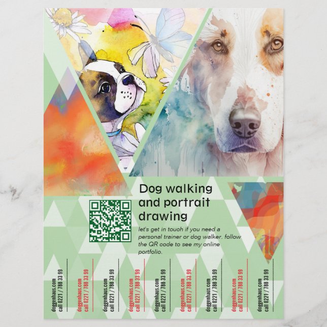 Pet Portrait Flyers  (Front)