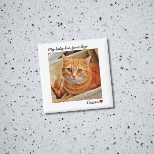 Pet Portrait Fur Baby Personalized Magnet