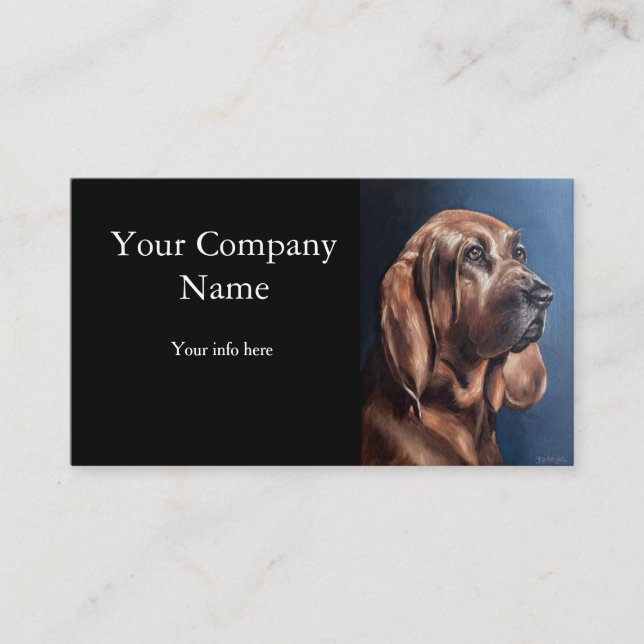 pet portrait painting card (Front)
