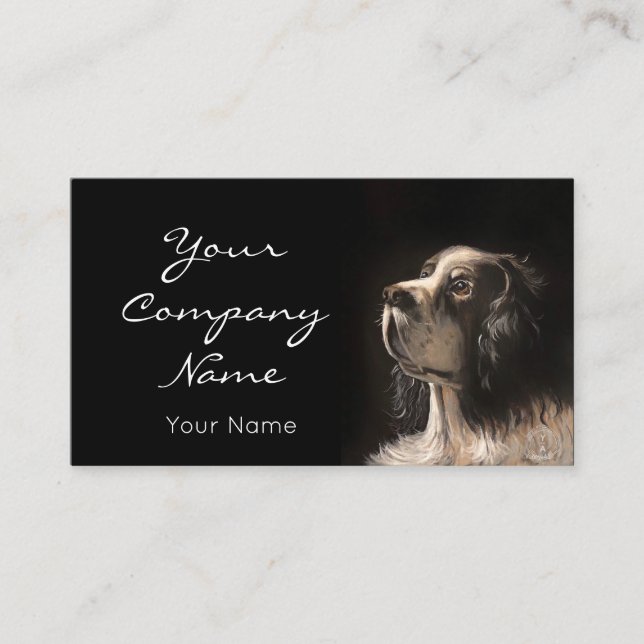 pet portrait painting card (Front)