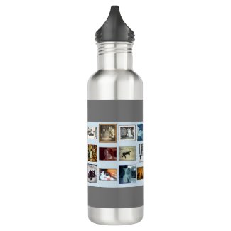 Pet Portraits Stainless Steel Water Bottle