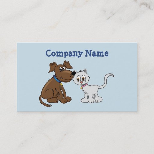 Customizable Pet Products &amp; Services Business Card