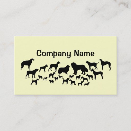 Customizable Pet Products &amp; Services Business Card