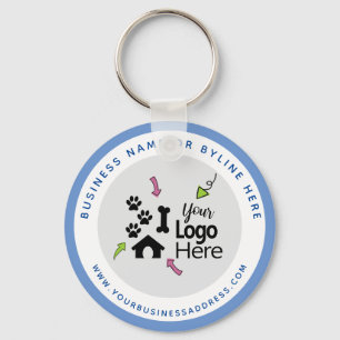 Pet Promotional Giveaways - Dog Business Keychain